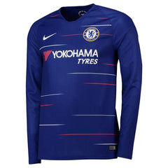 Chelsea/2019 Home Replica Long Sleeve Jersey – Blue 2019