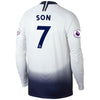 Image of Son Heung-min Tottenham Hotspur/2019 Home Replica Long Sleeve Jersey – White 2019