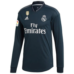 Real Madrid/2019 Long Sleeve Away Jersey – Gray 2019