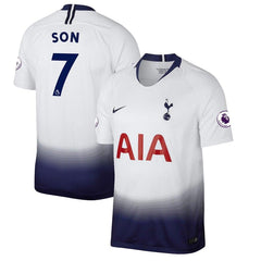 Son Heung-min Tottenham Hotspur/2019 Replica Home Jersey – White 2019