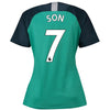 Image of Son Heung-min Tottenham Hotspur Women's/2019 Stadium Replica Third Jersey – Teal 2019