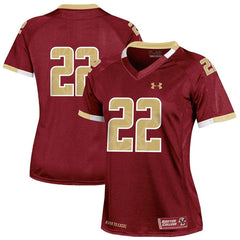 #22 Boston College Eagles Under Armour Women's Replica Football Jersey - Maroon 2019