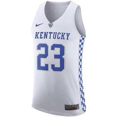 #23 Kentucky Wildcats Hyper Elite Basketball Jersey – White 2019