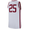 Image of #25 Arkansas Razorbacks Retro Performance College Basketball Jersey – White 2019