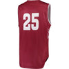 Image of #25 Temple Owls Under Armour Replica Basketball Performance Jersey - Garnet 2019