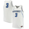 Image of #3 Creighton Bluejays Performance Basketball Jersey - White 2019