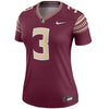 Image of #3 Florida State Seminoles Women's Legend Jersey - Garnet 2019