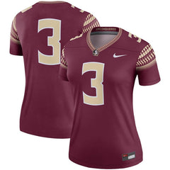 #3 Florida State Seminoles Women's Legend Jersey - Garnet 2019