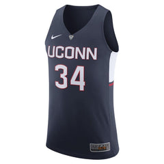 #34 UConn Huskies Basketball Jersey - Navy 2019