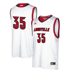 #35 Louisville Cardinals  Replica Basketball Jersey - White 2019