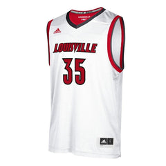 #35 Louisville Cardinals  Replica Basketball Jersey - White 2019