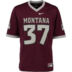 #37 Montana Grizzlies Game Jersey - Maroon 2019