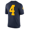 Image of #4 Michigan Wolverines Jordan Brand Limited Football Jersey - Navy 2019
