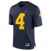 Image of #4 Michigan Wolverines Jordan Brand Limited Football Jersey - Navy 2019