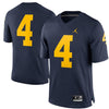 Image of #4 Michigan Wolverines Jordan Brand Limited Football Jersey - Navy 2019