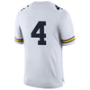 Image of #4 Michigan Wolverines Jordan Brand Limited Football Jersey - White 2019