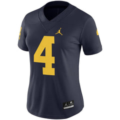 #4 Michigan Wolverines Women's Game Jersey - Navy 2019