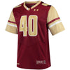 Image of #40 Boston College Eagles Under Armour Replica Football Jersey - Maroon 2019