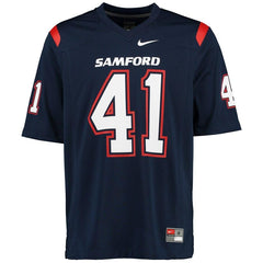 #41 Samford Bulldogs Game Jersey - Navy 2019