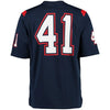 Image of #41 Samford Bulldogs Game Jersey - Navy 2019