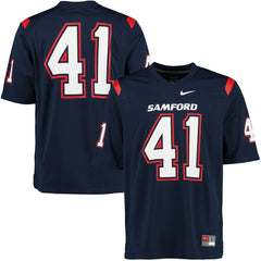 #41 Samford Bulldogs Game Jersey - Navy 2019