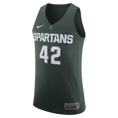 #42 Michigan State Spartans Basketball Jersey - Green 2019