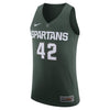 Image of #42 Michigan State Spartans Basketball Jersey - Green 2019