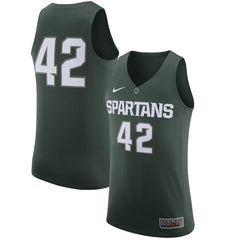 #42 Michigan State Spartans Basketball Jersey - Green 2019