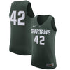 Image of #42 Michigan State Spartans Basketball Jersey - Green 2019