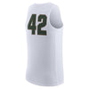 Image of #42 Michigan State Spartans College Basketball Replica Jersey – White 2019