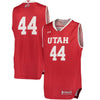 Image of #44 Utah Utes Under Armour Replica Basketball Performance Jersey - Red 2019