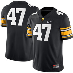 #47 Iowa Hawkeyes Game Jersey – Black 2019