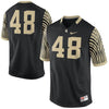 Image of #48 Wake Forest Demon Deacons Game Replica Jersey - Black 2019