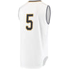 Image of #5 Notre Dame Fighting Irish Under Armour Replica Performance Basketball Jersey – White 2019