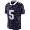 Image of #5 TCU Horned Frogs Limited Football Jersey - Purple 2019