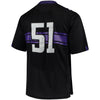 Image of #51 Northwestern Wildcats Under Armour Premier Performance Football Jersey – Black 2019