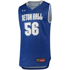 #56 Seton Hall Pirates Under Armour Replica Performance Basketball Jersey – Royal 2019