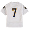 Image of #7 Notre Dame Fighting Irish Under Armour Youth Performance Replica Football Jersey – White 2019