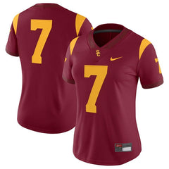 #7 USC Trojans Women's Game Jersey - Cardinal 2019