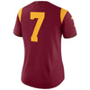 Image of #7 USC Trojans Women's Game Jersey - Cardinal 2019