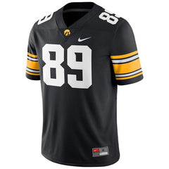 #89 Iowa Hawkeyes Game Jersey – Black 2019