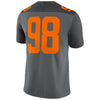 Image of #98 Tennessee Volunteers Limited Football Jersey - Gray 2019