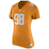 Image of #98 Tennessee Volunteers Women's Game Replica Football Jersey - Tennessee Orange 2019