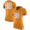 Image of #98 Tennessee Volunteers Women's Game Replica Football Jersey - Tennessee Orange 2019