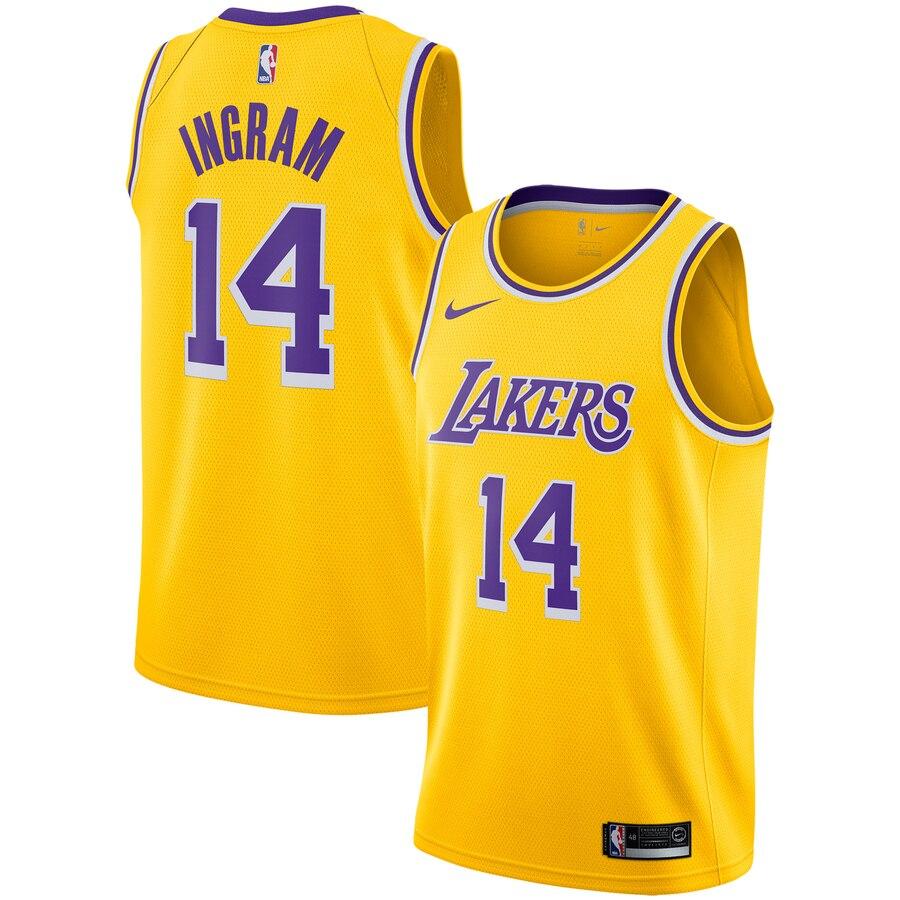 Brandon Ingram Los Angeles Lakers Replica Swingman Jersey - Icon Edition – Gold 2019