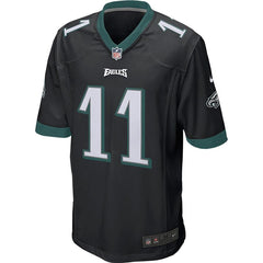 Carson Wentz Philadelphia Eagles Youth Game Jersey - Black 2019