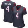 Image of Deshaun Watson Houston Texans Women's Game Jersey - Navy 2019