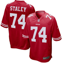 Joe Staley San Francisco 49ers Player Game Jersey – Scarlet 2019