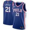 Image of Joel Embiid Philadelphia 76ers Swingman Jersey Royal - Icon Edition 2019
