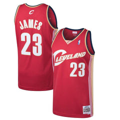 LeBron James Cleveland Cavaliers Mitchell &amp; Ness 2003-04 Hardwood Classics Swingman Jersey - Wine 2019